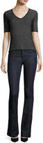 Thumbnail for your product : Armani Jeans Mid-Rise Boot-Cut Stretch-Denim Jeans, Indigo