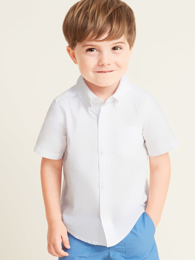 Toddler white button up dress shirt Clearance