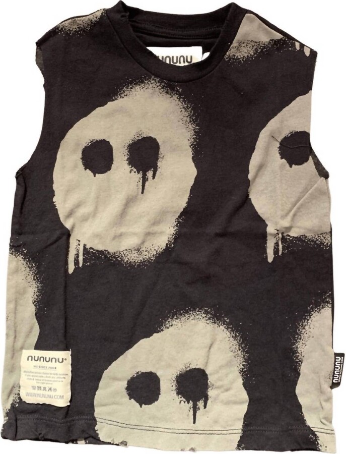 Nununu Kids Melting Masks Tank In Black