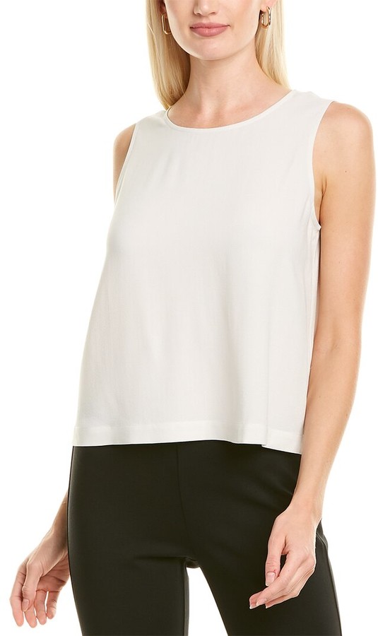 eileen fisher silk tank sale
