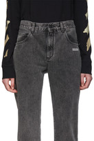Thumbnail for your product : Off-White Grey Washed Baggy Jeans
