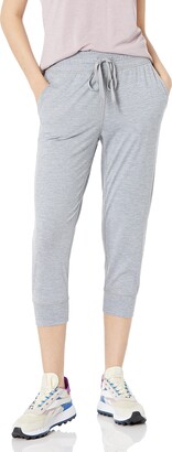 Essentials Womens Brushed Tech Stretch Crop Jogger Pant