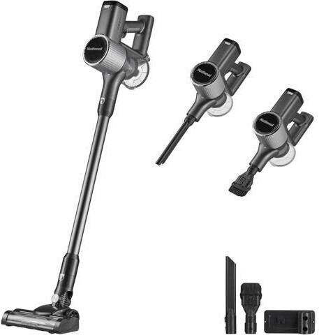 Supersonic 1National NA-870V 2-in-1 Cordless Upright & Handheld Vacuum Cleaner, 22kPa Suction, 250W Motor, 35min Runtime, Washable Filter