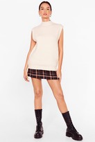 Thumbnail for your product : Nasty Gal Womens All vests to You Knitted High Neck vest Top - White - L