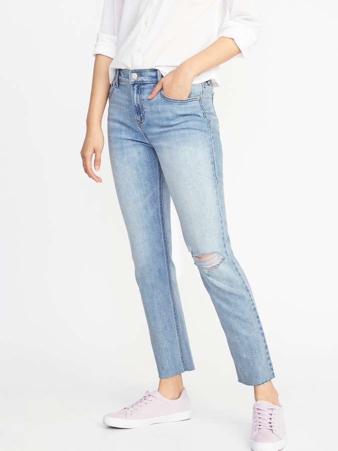 old navy womens ripped jeans