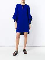 Thumbnail for your product : P.A.R.O.S.H. frill sleeve dress