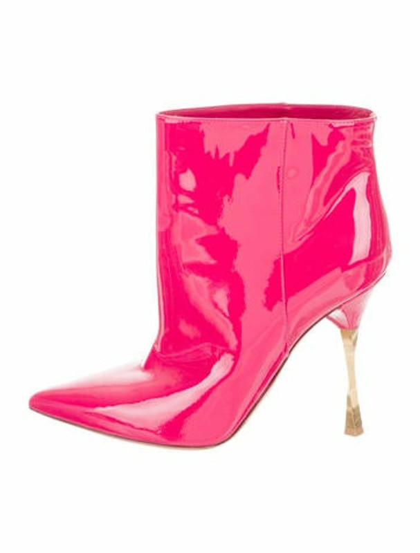 fuchsia pointed heels