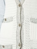 Thumbnail for your product : Chanel Pre Owned Longline Sleeveless Cardigan