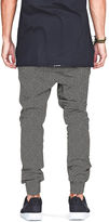 Thumbnail for your product : Zanerobe The Dropshot Quilted Joggers in Charcoal