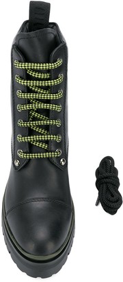 Miu Miu lace-up ankle boots