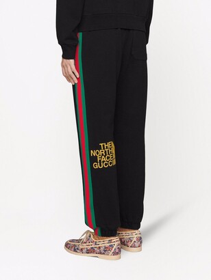 GG jersey cotton jogging pant in dark blue and grey | GUCCI® US