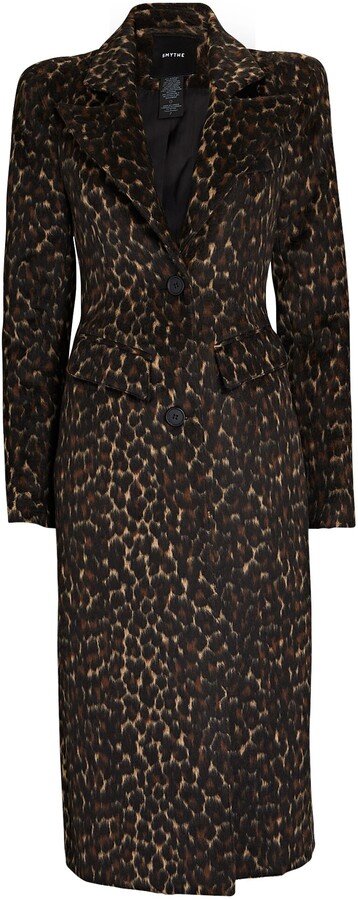 smythe leopard coat