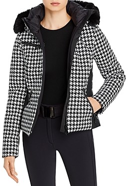bacon houndstooth puffer