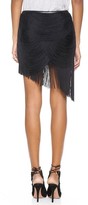 Thumbnail for your product : Haute Hippie Trapped Fringe Skirt