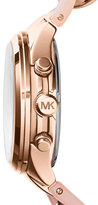 Thumbnail for your product : Michael Kors Mini Rose Golden Stainless Steel Runway Glitz Twist Watch