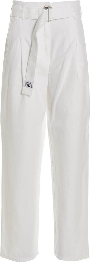 Philosophy di Lorenzo Serafini Belted High-Waist Trousers