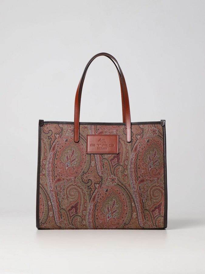 Etro bag in cotton with Paisley jacquard - ShopStyle