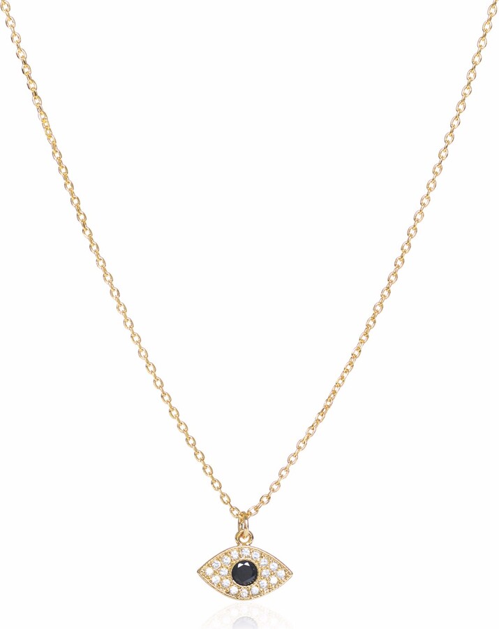 C.j.m Gold Evil Eye Necklace
