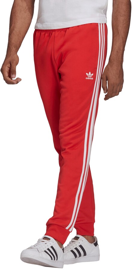 Mens Red Adidas Pants | Shop The Largest Collection | ShopStyle