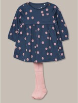Thumbnail for your product : M&Co Spotted dress and tights set (Newborn-18mths)