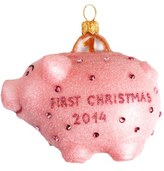 Thumbnail for your product : Nordstrom 'First Christmas 2014' Crystal Embellished Piggy Ornament
