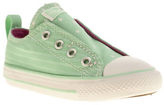 Thumbnail for your product : Converse light green all star simple slip girls toddler