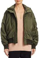Thumbnail for your product : Vince Hooded Bomber Jacket