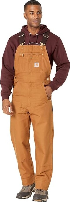 Carhartt Relaxed Fit Duck Bib Overalls Brown) Men's Casual Pants - ShopStyle