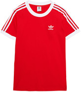 Thumbnail for your product : adidas Striped Cotton-jersey T-shirt