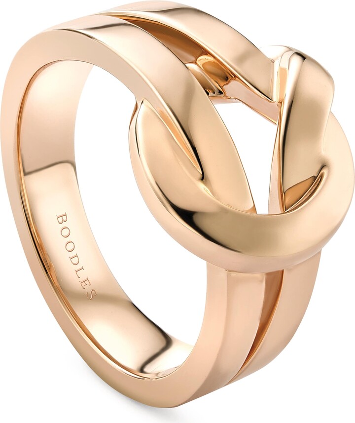 Boodles Rose Gold The Knot Ring