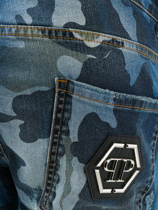 Philipp Plein camouflage slim-fit jeans