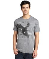 Thumbnail for your product : Kinetix heather grey pima cotton 'Land of the Free' crewneck t-shirt