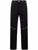 Thumbnail for your product : Heliot Emil Zip-Detailed Straight-Leg Trousers