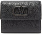 Thumbnail for your product : Valentino Garavani Garavani - V-sling Leather Wallet - Black
