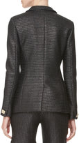 Thumbnail for your product : Versace Raffia One-Button Jacket, Black