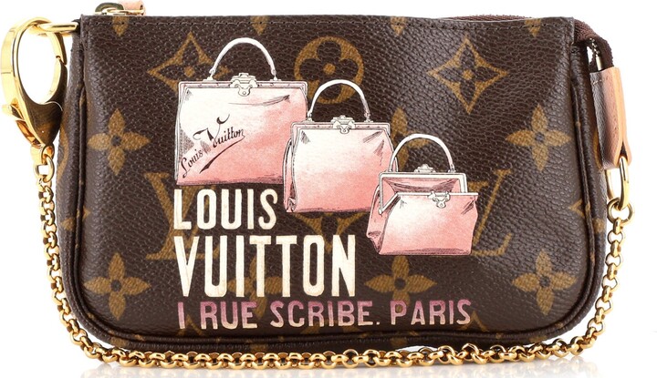 Louis Vuitton Mini Pochette Accessories Limited Edition Monogram Canva
