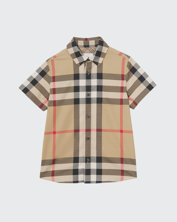 Burberry Boy Check Shirt | Shop the world's largest collection of 