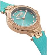 Thumbnail for your product : Versace Versus Claremount Rose Goldtone Stainless Steel Leather-Strap Watch