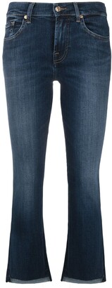 7 For All Mankind Mid-Rise Flared Jeans