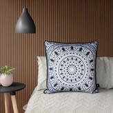 Thumbnail for your product : The Curious Department Insect Mandala White Velvet Cushion