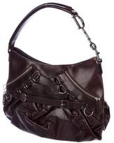 Thumbnail for your product : Christian Dior Leather Ballet Handle Bag
