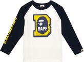 Thumbnail for your product : Bape Kids Ape Head cotton-blend jersey top