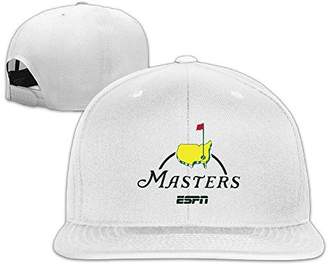 Oops Times Cap Solid Adult Masters Golf Logo Flat Bill Baseball Cap