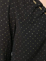 Thumbnail for your product : MICHAEL Michael Kors chain-trim polka-dot blouse