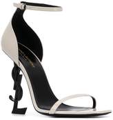 Thumbnail for your product : Saint Laurent logo heel sandals
