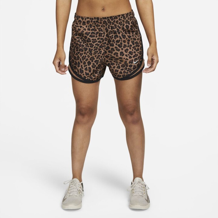Chemie Reductor Op te slaan Nike Dri-FIT Tempo Women's Leopard-Print Running Shorts - ShopStyle