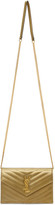Thumbnail for your product : Saint Laurent Gold Monogramme Envelope Chain Wallet Bag