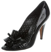 Thumbnail for your product : Moschino Cheap & Chic Moschino Cheap and Chic Patent Leather Peep-Toe Pumps