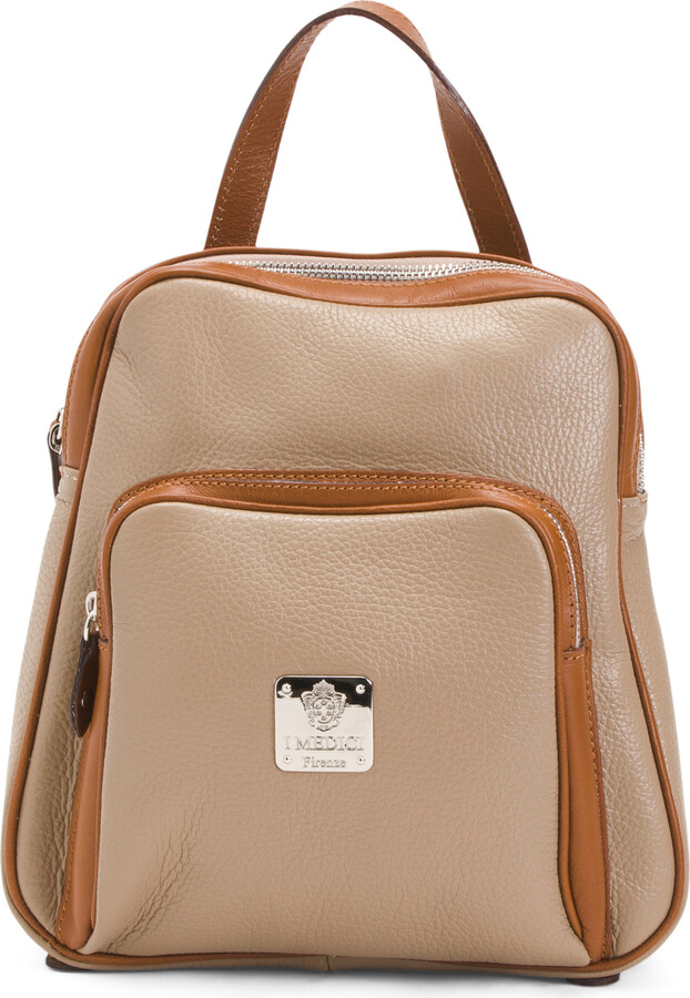 Leather Trim Backpack | Shop The Largest Collection | ShopStyle