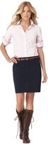 Thumbnail for your product : Brooks Brothers Cotton Twill Skirt